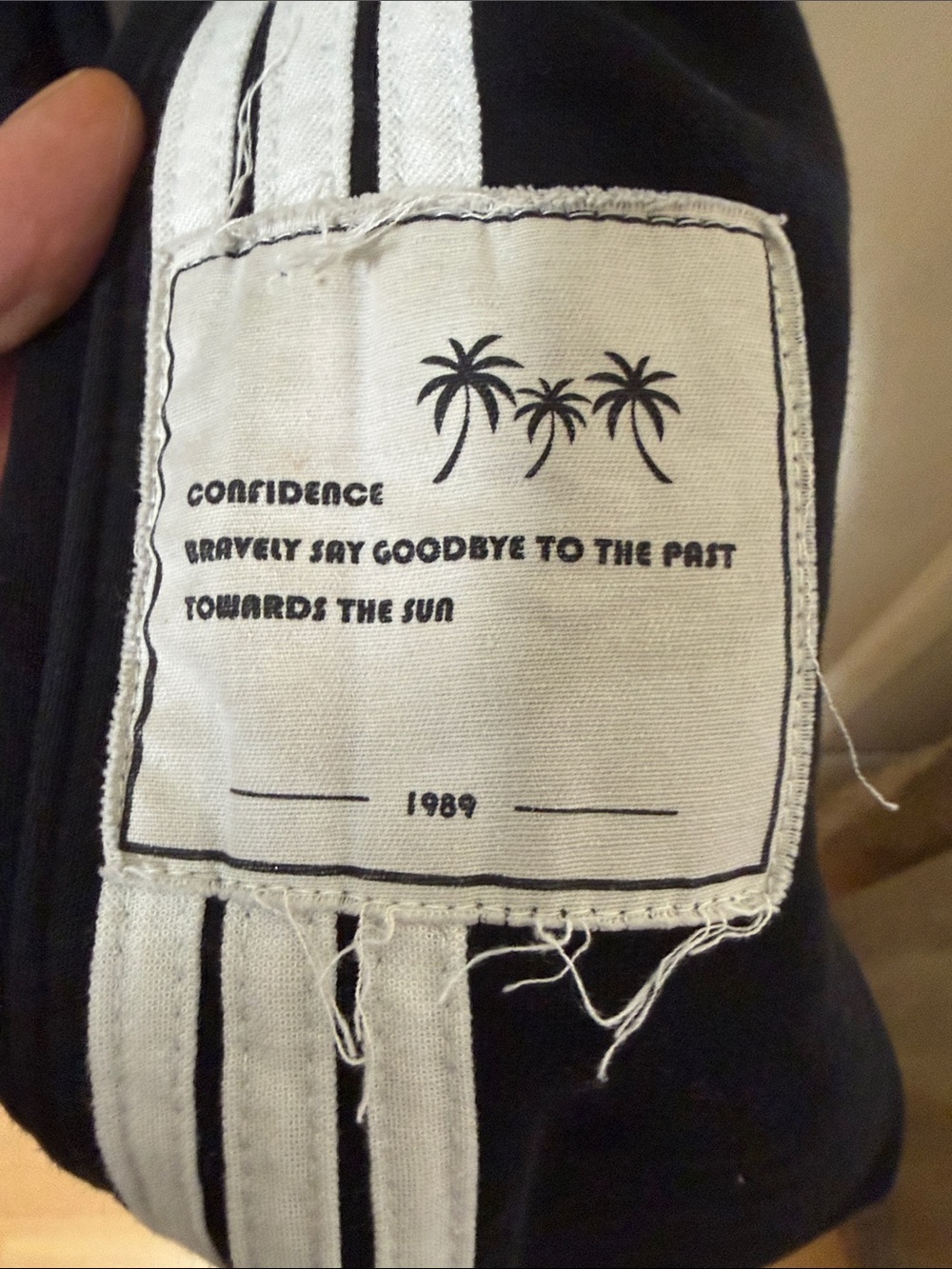 Kids Black Track Jogger Pants with Contrast Drawstring - Picture 2 of 4